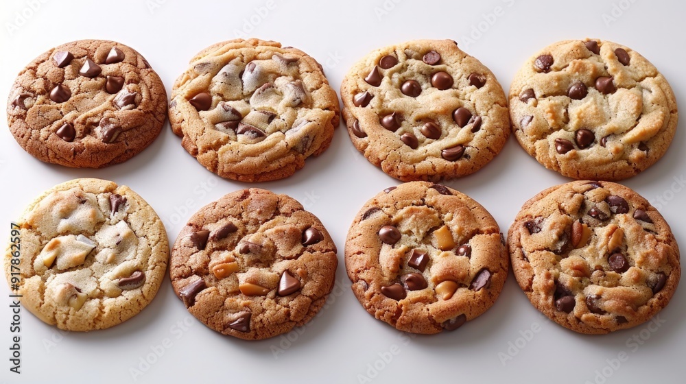 Delicious Chocolate Chip Cookies with Nuts. Delicious Chocolate Chip Cookies with Nuts.