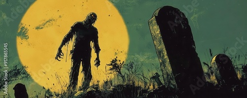 A haunting silhouette of a ...
