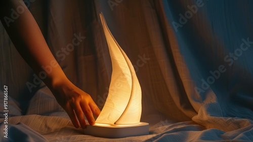 The unique perspective shape of the lamp burns brightly with dim colors, useful for dim rooms