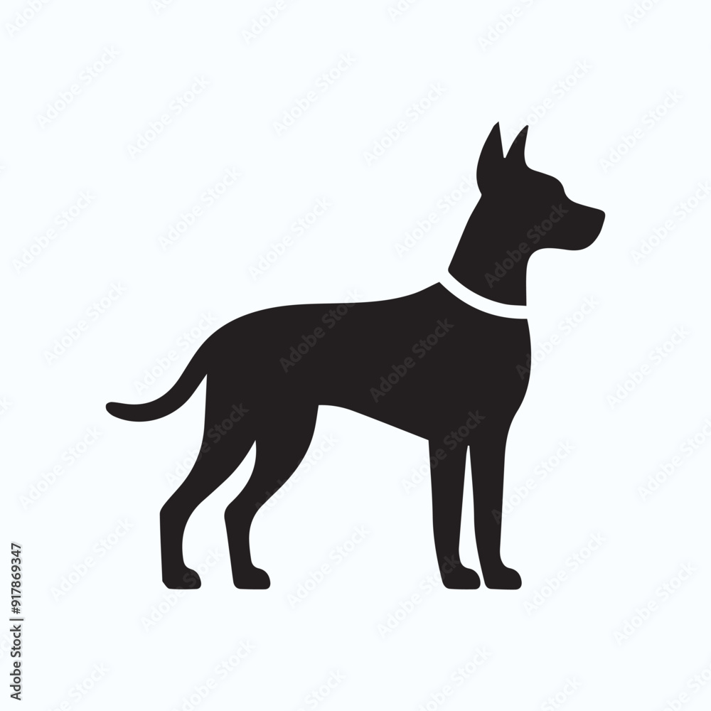 DOG BLACK SILHOUETTE DOG BLACK SILHOUETTE
