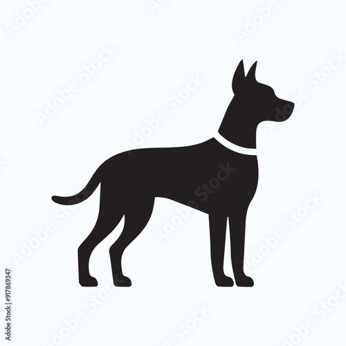 DOG BLACK SILHOUETTE