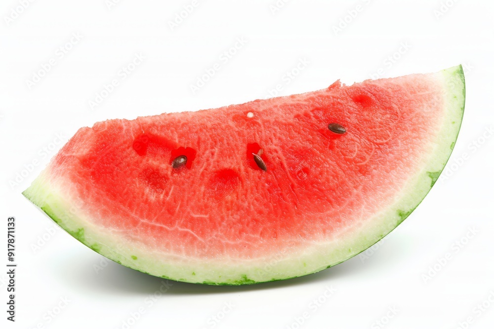 slice watermelon white background slice watermelon white background