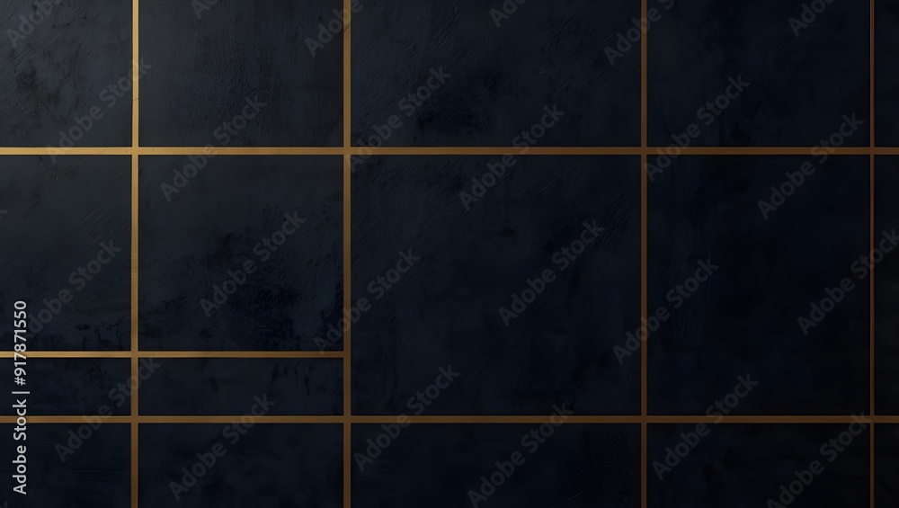 Fototapeta premium A textured background featuring a grid of fine gold