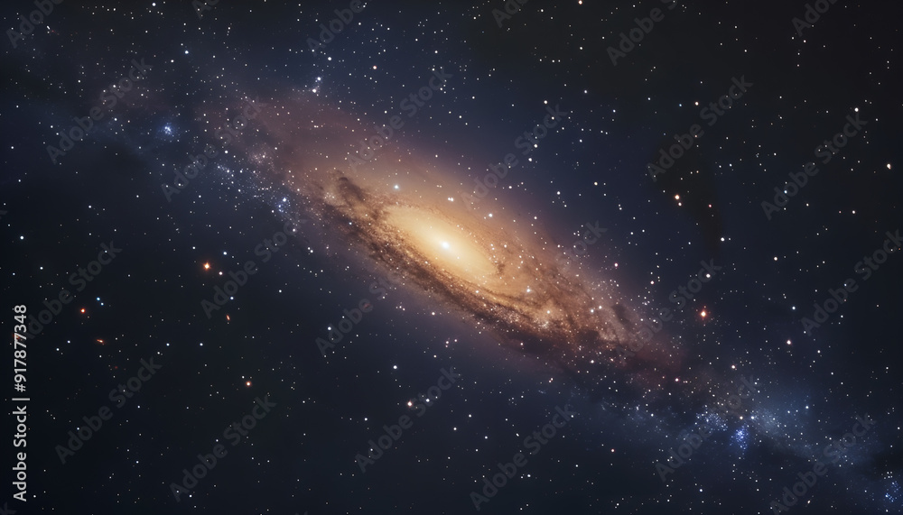 Fototapeta premium universe with galaxies