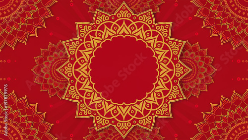  Beautiful Mandala Diwali Background with Intricate Floral Patterns and Festive Design Elements for Stunning Visual Appeal photo