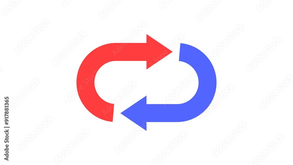 Rotation arrow symbol animation, looping animation, Alpha channel, transparent background. 4K resolution Rotation arrow symbol animation, looping animation, Alpha channel, transparent background. 4K resolution