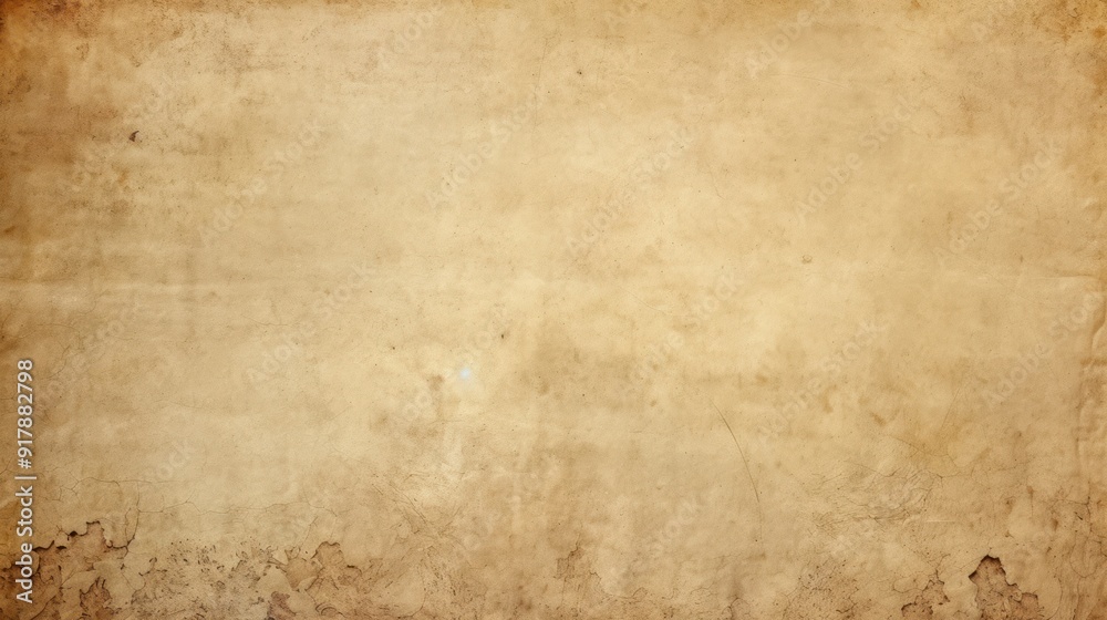 Fototapeta premium A textured background of aged paper with subtle discoloration