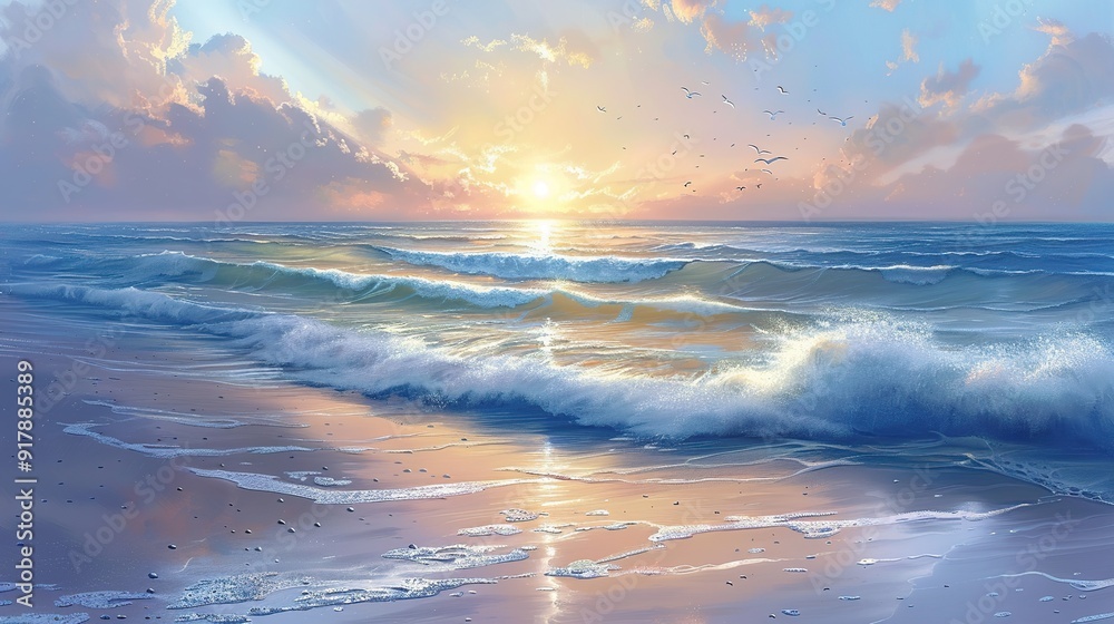 Seascape at Sunset