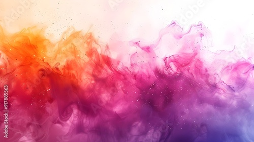 Wallpaper Mural Vibrant Abstract Watercolor Splashes and Dynamic Background Mockup with Copyspace Torontodigital.ca