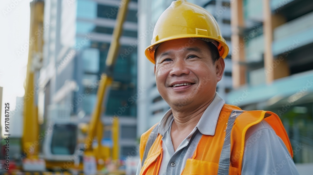 The construction worker's smile The construction worker's smile