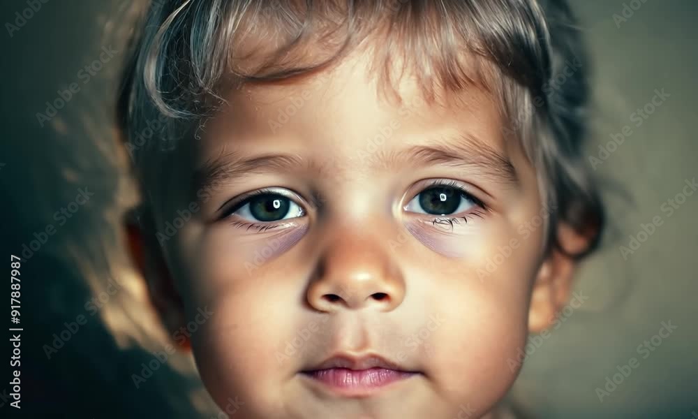 Aging process of little girl turning into an elderly woman timelapse AI generated video Aging process of little girl turning into an elderly woman timelapse AI generated video