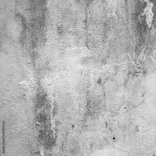 White old cement or concrete wall for background.