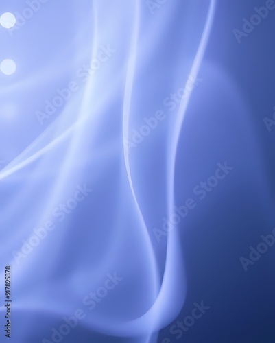 3D Blue Abstract Waves Background. Illustration, Book Cover, Backdrop, Wallpaper.