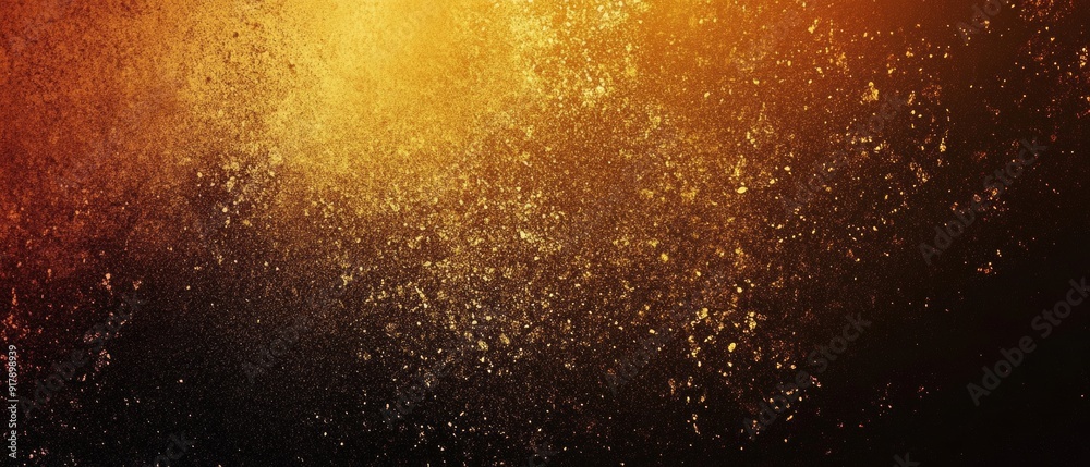 Earthy Tones. Dark Brown, Orange, and Yellow Grainy Gradient Banner Design Earthy Tones. Dark Brown, Orange, and Yellow Grainy Gradient Banner Design