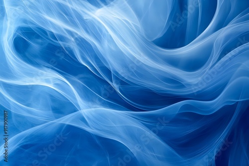 Blue wave abstract wallpaper