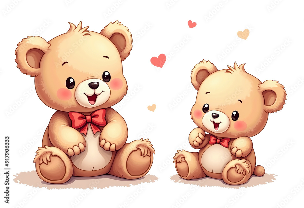 Playful Teddy Bear Characters: Vector Illustrations for Animation, Games, and App Design Playful Teddy Bear Characters: Vector Illustrations for Animation, Games, and App Design