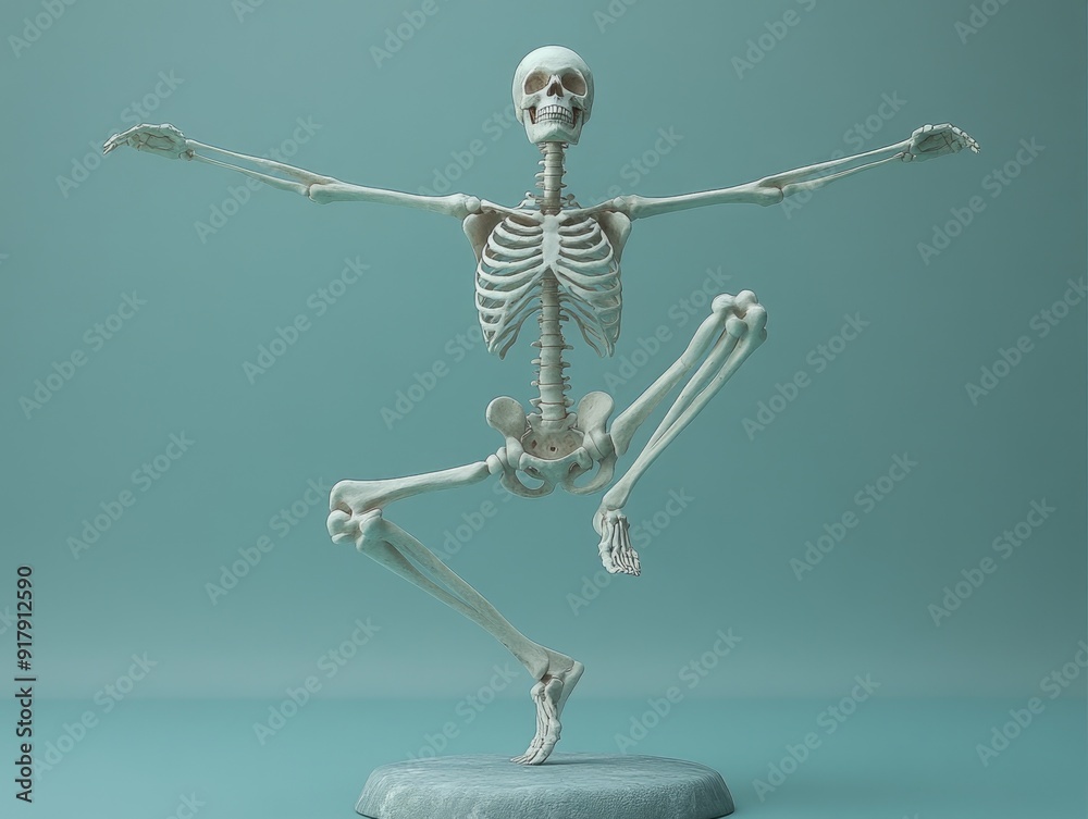 Balanced Human Skeleton Pose Emphasizing Bone Alignment Balanced Human Skeleton Pose Emphasizing Bone Alignment