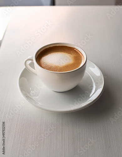 cup of coffee on table, isolated, morning, aroma, liquid, spoon, cappuccino, plate, food, break, fresh, chocolate