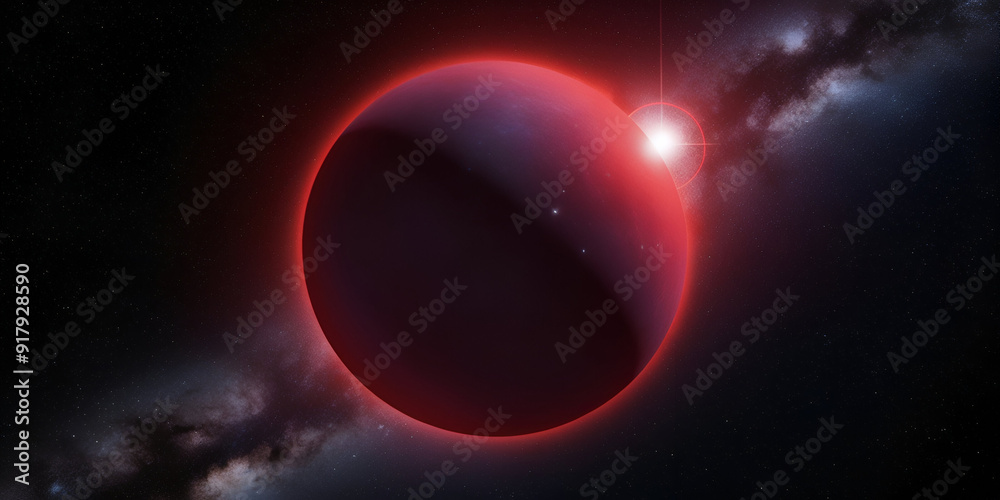 Fototapeta premium Betelgeuse Red Supergiant Star Dominating Orion Constellation