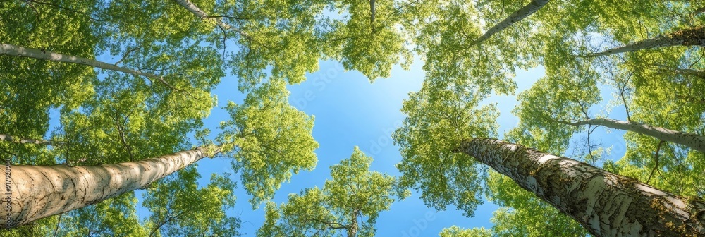 Fototapeta premium Looking Up Through the Trees