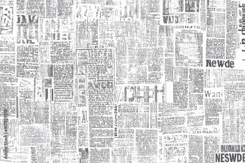 Newspaper Texture Background