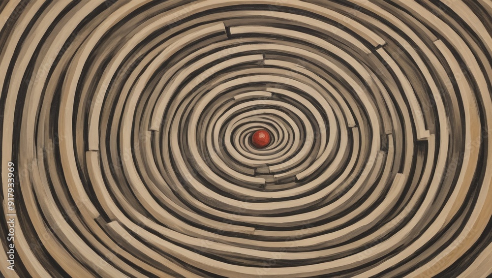 Lost in the Labyrinth A Surreal Expressionist Artwork Lost in the Labyrinth A Surreal Expressionist Artwork