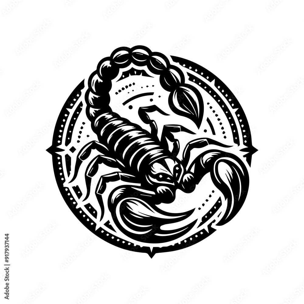 Scorpion logo design inspiration. Scorpion logo vector Scorpion logo design inspiration. Scorpion logo vector