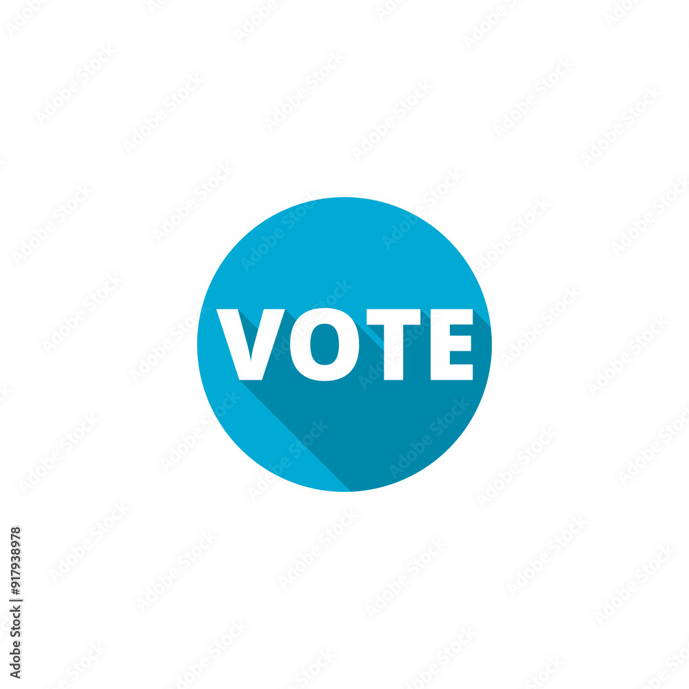 Vote icon isolated on transparent background Vote icon isolated on transparent background