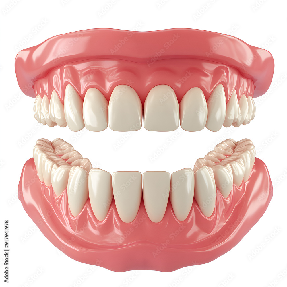 Obraz premium teeth isolated on white background