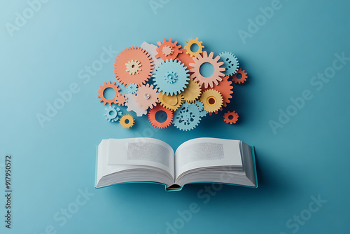 Psychologic / Psychiatric / Neurologic literature. 3d rendered Illustration.