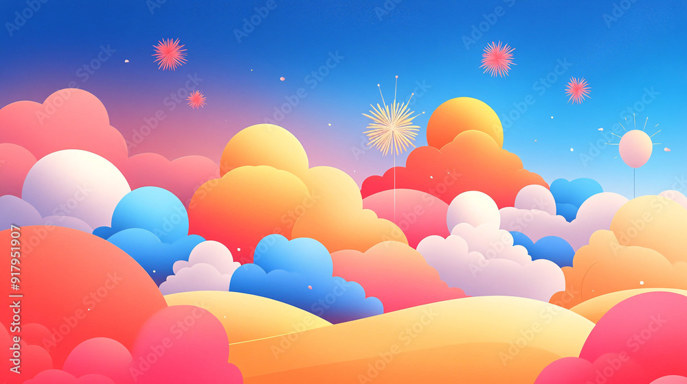 World Autism Day Fantasy cloud Fairy tale imagination wallpaper background World Autism Day Fantasy cloud Fairy tale imagination wallpaper background