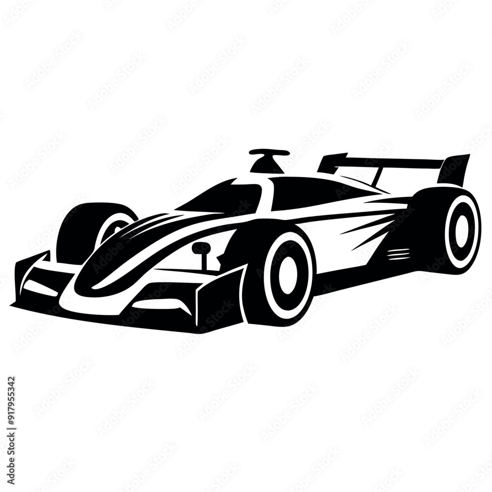a fast speed racing car vector silhouette, isolated white background a fast speed racing car vector silhouette, isolated white background