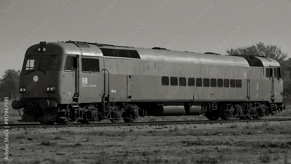 Fototapeta premium train on the railway