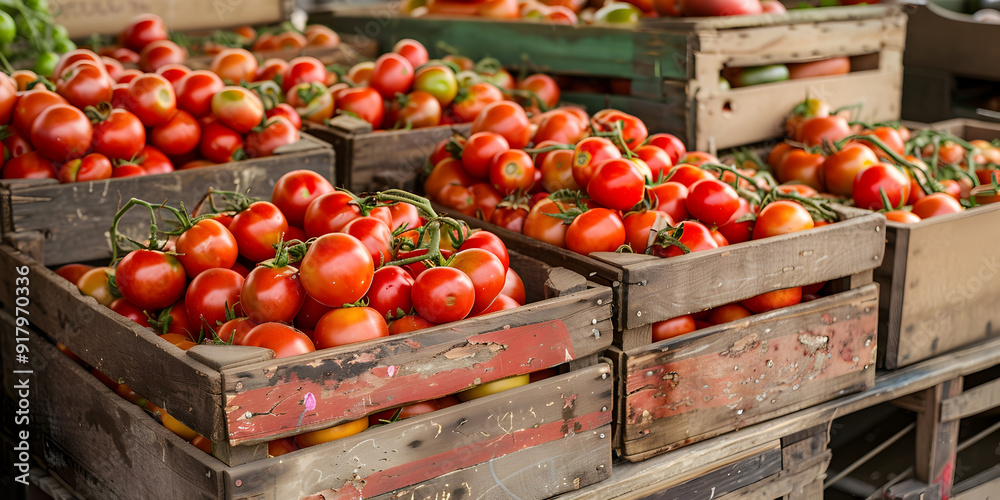 Organic tomatoes on the market Organic tomatoes on the market