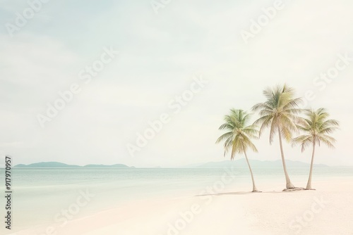 palm tree on the beach