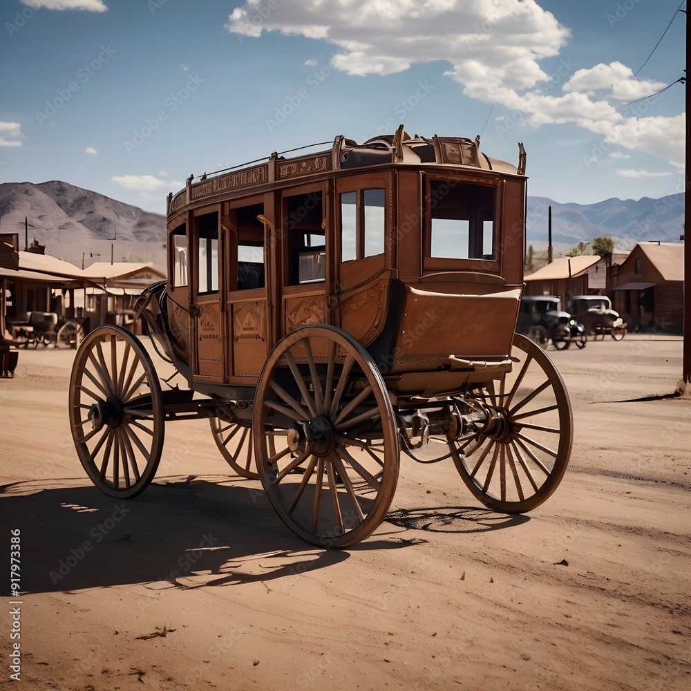 Fototapeta premium horse drawn carriage