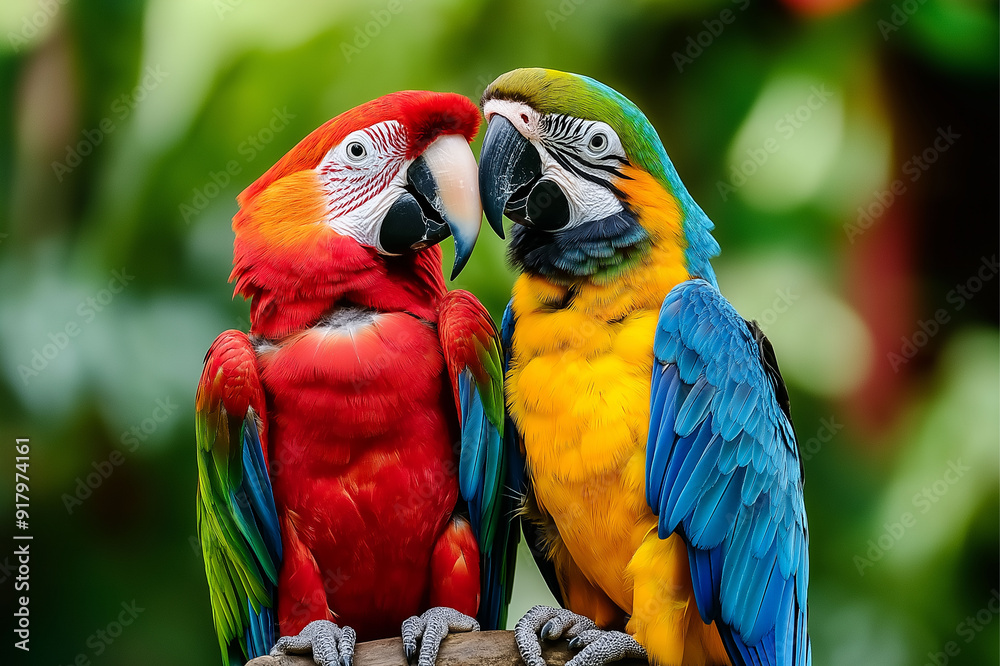 Wonderful attractive HD Parrots bird background Wonderful attractive HD Parrots bird background