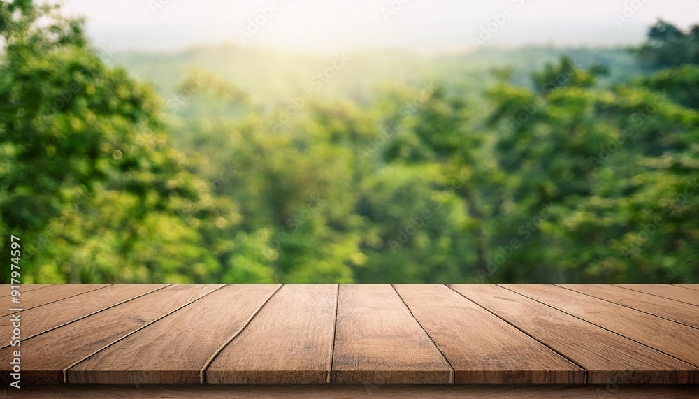 Tranquil Greenery: Empty Table and Lush Forest Backdrop
Tranquil Greenery: Empty Table and Lush Forest Backdrop
