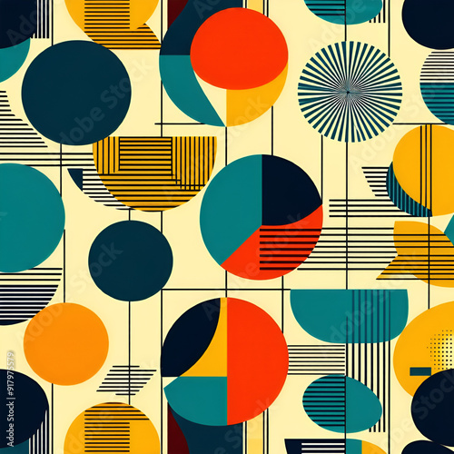 seamless pattern with circles