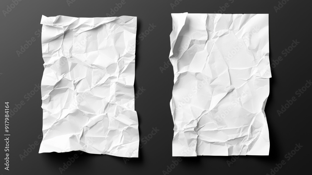 two pieces of paper with torn edges on a black background two pieces of paper with torn edges on a black background
