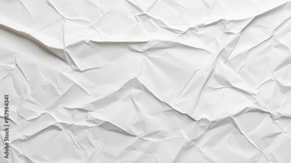 white crumpled paper background white crumpled paper background