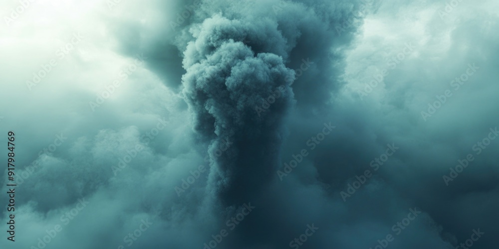 Smoke Plume in Sky Smoke Plume in Sky