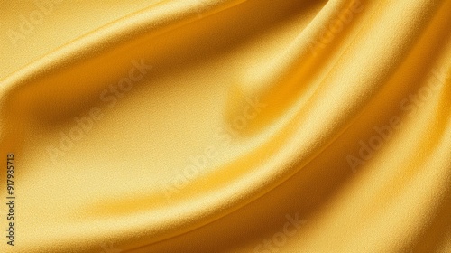 a close up of a yellow fabric