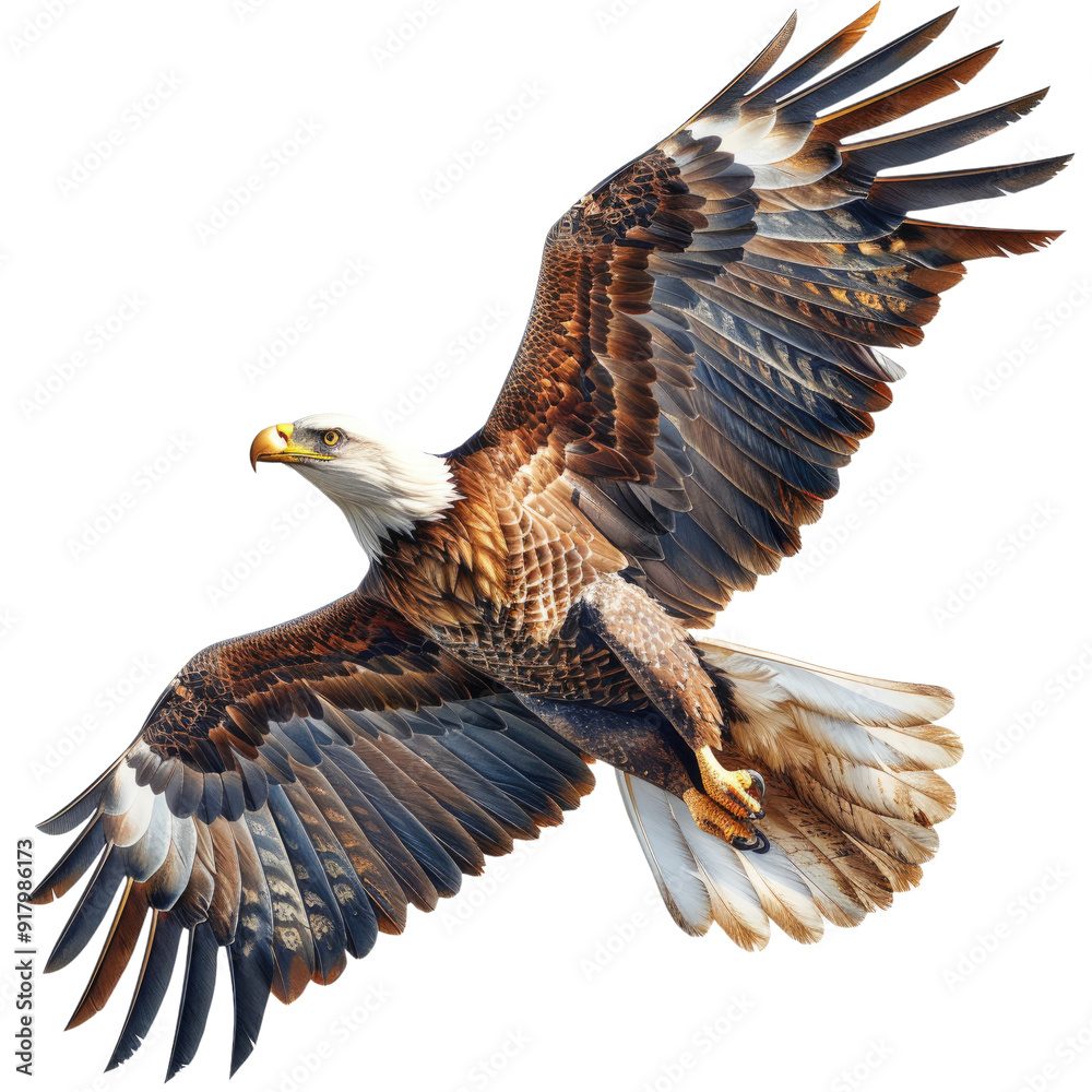 Obraz premium Flying Falcon isolated on a transparent background for web, banner, wallpaper