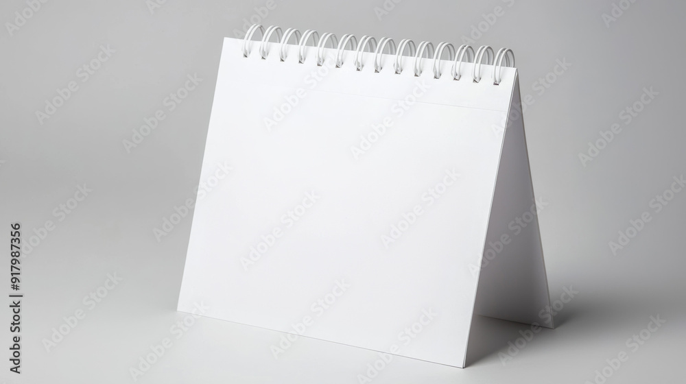 blank white paper notepad on grey background photo blank white paper notepad on grey background photo