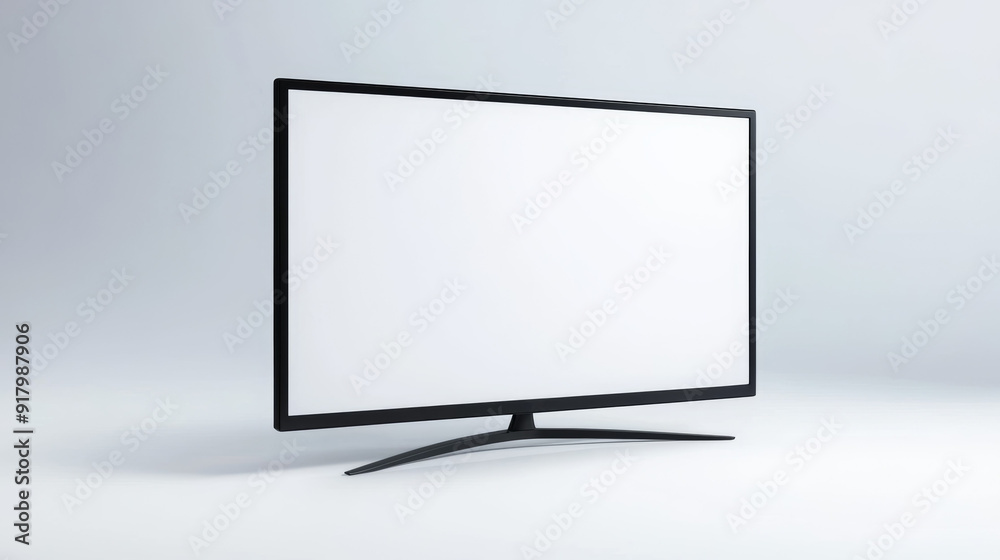 a flat screen tv on a white background a flat screen tv on a white background