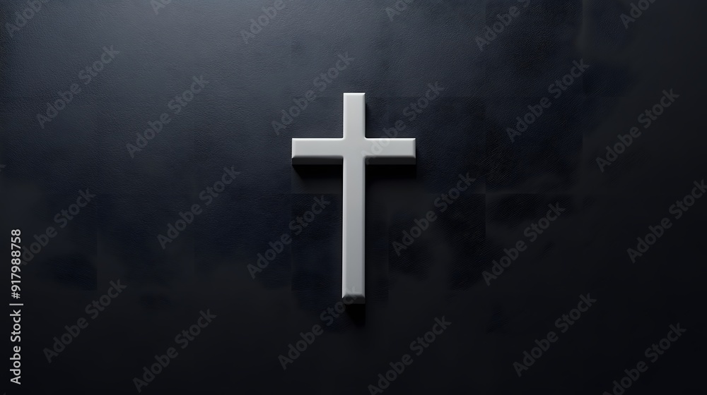 Minimalist plain black background with a white cross, featuring a solid gray backdrop for product photography with soft lighting and no shadows Minimalist plain black background with a white cross, featuring a solid gray backdrop for product photography with soft lighting and no shadows