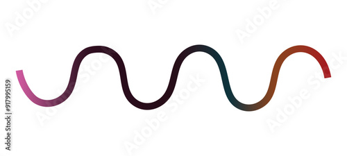 Zigzag colorful isolated on white background.Vector Illustrations.
