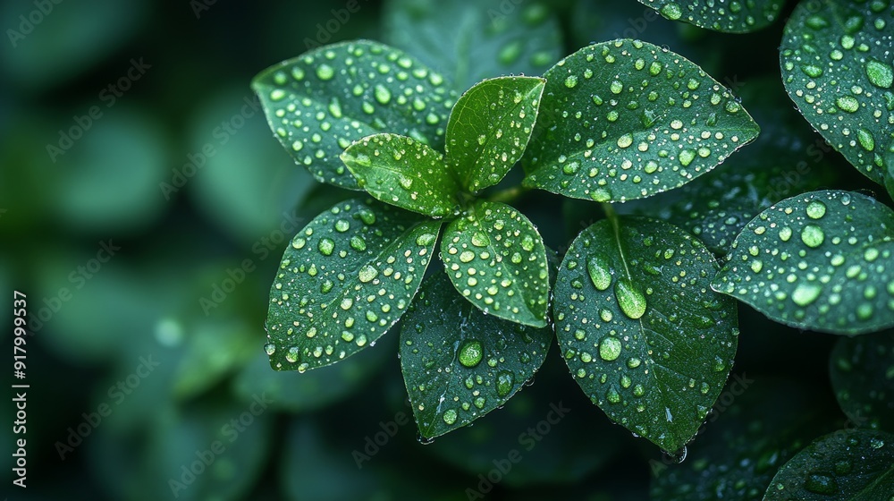 Selective Focus Photo of Green Vine in Nature, Washington, USA - Wellness and Backgrounds Generative AI