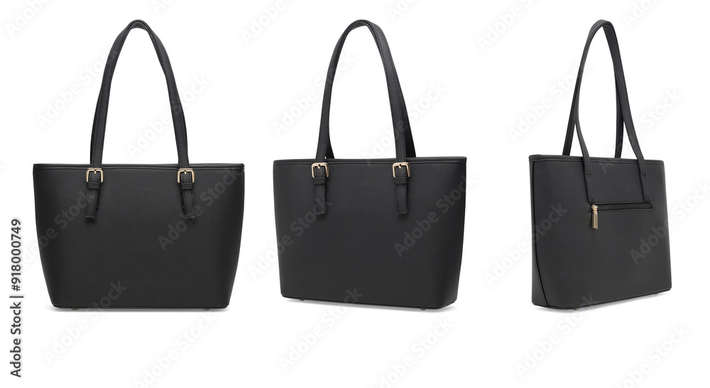 Group of women's fashion beige purse handbag isolated on white background. Black leather unisex casual shoulder bag. High resolution photo product - Stock photo Group of women's fashion beige purse handbag isolated on white background. Black leather unisex casual shoulder bag. High resolution photo product - Stock photo